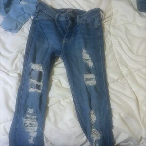 Hollister size 00 skinny jeans never worn